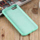 Herringbone Texture Silicone Protective Case For iPhone SE 2022 / SE 2020 / 8 / 7(Light Green)
