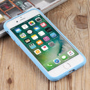 Herringbone Texture Silicone Protective Case For iPhone SE 2022 / SE 2020 / 8 / 7(Cornflowerblue)