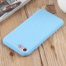 Herringbone Texture Silicone Protective Case For iPhone SE 2022 / SE 2020 / 8 / 7(Cornflowerblue)