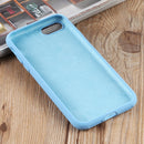 Herringbone Texture Silicone Protective Case For iPhone SE 2022 / SE 2020 / 8 / 7(Cornflowerblue)