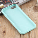 Herringbone Texture Silicone Protective Case For iPhone SE 2022 / SE 2020 / 8 / 7(Green Jade)
