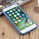 Herringbone Texture Silicone Protective Case For iPhone SE 2022 / SE 2020 / 8 / 7(Sea Blue)