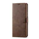 LC.IMEEKE Calf Texture Horizontal Flip Leather Case with Holder & Card Slots & Wallet For vivo V21(Brown)