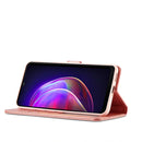 LC.IMEEKE Calf Texture Horizontal Flip Leather Case with Holder & Card Slots & Wallet For vivo V21(Pink)