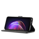 LC.IMEEKE Calf Texture Horizontal Flip Leather Case with Holder & Card Slots & Wallet For vivo V21(Black)