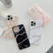 Gilding Marble Pattern Soft TPU Protective Case For iPhone 13(White)