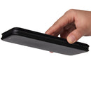 For OPPO Realme C21Y Carbon Fiber Texture Magnetic Horizontal Flip TPU + PC + PU Leather Case with Card Slot(Black)