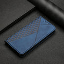 For OPPO A74 5G / A93 5G / A54 5G Diamond Pattern Splicing Skin Feel Magnetic Horizontal Flip Leather Case with Card Slots & Holder & Wallet(Blue)