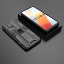For vivo iQOO 8 Supersonic PC + TPU Shock-proof Protective Case with Holder(Black)
