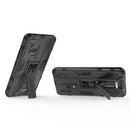 For vivo iQOO 8 Supersonic PC + TPU Shock-proof Protective Case with Holder(Black)