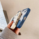 Spaceman Binoculars Shockproof Protective Case For iPhone 12 Pro Max(Blue)