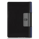 For Lenovo Yoga Smart Tab Custer Texture Horizontal Flip Leather Case with Two-folding Holder(Dark Blue)
