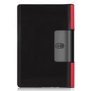 For Lenovo Yoga Smart Tab Custer Texture Horizontal Flip Leather Case with Two-folding Holder(Red)