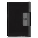 For Lenovo Yoga Smart Tab Custer Texture Horizontal Flip Leather Case with Two-folding Holder(Grey)