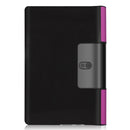 For Lenovo Yoga Smart Tab Custer Texture Horizontal Flip Leather Case with Two-folding Holder(Purple)