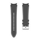 For Samsung Galaxy Watch4 / Watch4 Classic Silicone Stitching Watch Band(Black White)