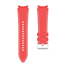 For Samsung Galaxy Watch4 / Watch4 Classic Silicone Stitching Watch Band(Red White)
