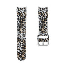 For Samsung Galaxy Watch4 / Watch4 Classic Silicone Printing Watch Band(Leopard Print)