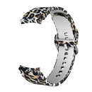 For Samsung Galaxy Watch4 / Watch4 Classic Silicone Printing Watch Band(Leopard Print)