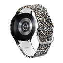 For Samsung Galaxy Watch4 / Watch4 Classic Silicone Printing Watch Band(Leopard Print)