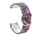 For Samsung Galaxy Watch4 / Watch4 Classic Silicone Printing Watch Band(Jellyfish Flower)