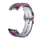 For Samsung Galaxy Watch4 / Watch4 Classic Silicone Printing Watch Band(Jellyfish Flower)