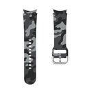 For Samsung Galaxy Watch4 / Watch4 Classic Silicone Printing Watch Band(Camouflage Grey)