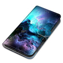 For Xiaomi Redmi 10 Coloured Drawing Cross Texture Horizontal Flip PU Leather Case with Holder & Card Slots & Wallet & Lanyard(Colorful Clouds)