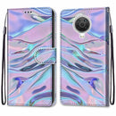 For Nokia G20 / G10 / 6.3 Coloured Drawing Cross Texture Horizontal Flip PU Leather Case with Holder & Card Slots & Wallet & Lanyard(Fluorescent Water Texture)