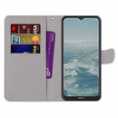 For Nokia G20 / G10 / 6.3 Coloured Drawing Cross Texture Horizontal Flip PU Leather Case with Holder & Card Slots & Wallet & Lanyard(Pink Stone Texture)