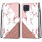 For Samsung Galaxy M32 4G / F22 Coloured Drawing Cross Texture Horizontal Flip PU Leather Case with Holder & Card Slots & Wallet & Lanyard(Pink Stone Texture)