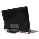 For Lenovo Yoga Smart Tab Color Drawing Pattern Horizontal Flip Leather Case with Two-folding Holder(Color Butterfly)