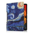 For Lenovo Yoga Smart Tab Color Drawing Pattern Horizontal Flip Leather Case with Two-folding Holder(Starry Sky)