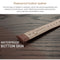 Two-layer Cowhide Leather Plain Weave Watch Band(Red)