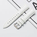 16mm Calf Leather Watch Band(White)
