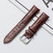 24mm Calf Leather Watch Band(Brown)