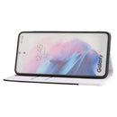 For Samsung Galaxy S21 5G Cross Texture Magnetic Horizontal Flip Leather Case with Card Slots & Holder & Wallet(Black)