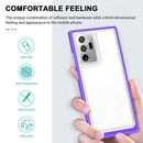For Samsung Galaxy Note20 Ultra Bright Series Clear Acrylic + PC+TPU Shockproof Case(Purple)
