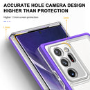 For Samsung Galaxy Note20 Ultra Bright Series Clear Acrylic + PC+TPU Shockproof Case(Purple)