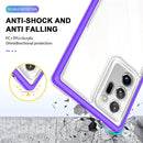 For Samsung Galaxy Note20 Ultra Bright Series Clear Acrylic + PC+TPU Shockproof Case(Purple)