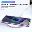 For Samsung Galaxy Note20 Ultra Bright Series Clear Acrylic + PC+TPU Shockproof Case(Purple)