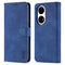 For Huawei P50 Pro AZNS Skin Feel Calf Texture Horizontal Flip Leather Case with Card Slots & Holder & Wallet(Blue)