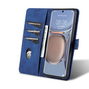 For Huawei P50 Pro AZNS Skin Feel Calf Texture Horizontal Flip Leather Case with Card Slots & Holder & Wallet(Blue)