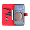 For Huawei P50 Pro AZNS Skin Feel Calf Texture Horizontal Flip Leather Case with Card Slots & Holder & Wallet(Red)