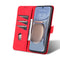 For Huawei P50 Pro AZNS Skin Feel Calf Texture Horizontal Flip Leather Case with Card Slots & Holder & Wallet(Red)