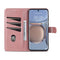 For Huawei P50 Pro AZNS Skin Feel Calf Texture Horizontal Flip Leather Case with Card Slots & Holder & Wallet(Rose Gold)
