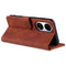 For Huawei P50 Pro AZNS Skin Feel Calf Texture Horizontal Flip Leather Case with Card Slots & Holder & Wallet(Brown)