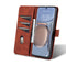 For Huawei P50 Pro AZNS Skin Feel Calf Texture Horizontal Flip Leather Case with Card Slots & Holder & Wallet(Brown)