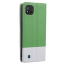 For OPPO Realme C11 2021 Cross Texture Magnetic Horizontal Flip Leather Case with Card Slots & Holder & Wallet(Green)