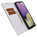 For OPPO Realme C11 2021 Cross Texture Magnetic Horizontal Flip Leather Case with Card Slots & Holder & Wallet(Green)